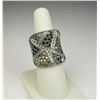 Image 1 : Mesmerizing ladies contemporary hand crafted designer inspired ring with tri- colored diamonds set i