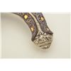 Image 8 : Chieftain’s quality North African miquelet flintlock pistol of massive size with ornate silver mount