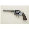 Image 2 : Colt Model 1903 DA revolver, .38 cal., 6” barrel, high polish blue finish, checkered hard rubber gri