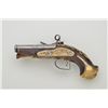 Image 2 : Fancy little Spanish Miquelet flintlock pistol circa 18th century, approx. 7” overall .45 cal., pier