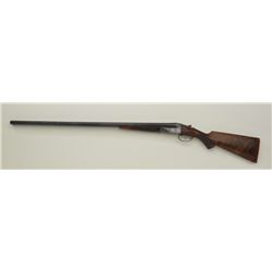 Parker Bros. DHE SxS hammerless shotgun, 16 gauge, 32” barrels, blue and case hardened finish, check