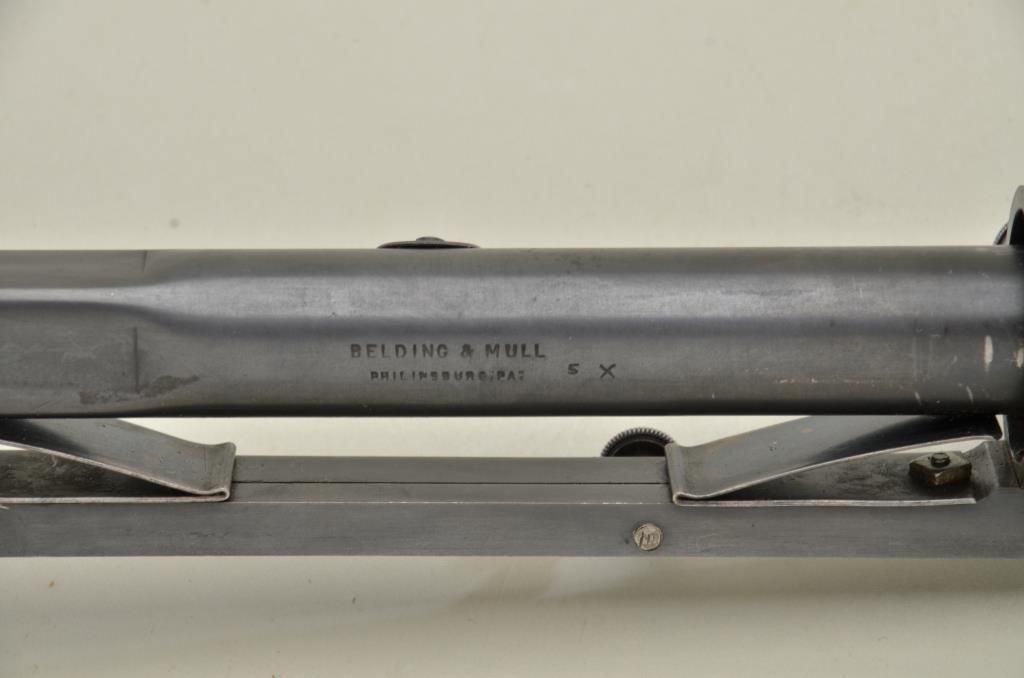 Belding & Mull, Philipsburg, PA 5X scope and mount with sharp optics