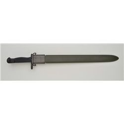 U.S. model 1917 stamped bayonet by Gem Co. showing reworking and re-gripping with long 1917 dated sc