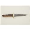 Image 1 : Clipped point sheath knife with 4 ¾” blade marked Piggot & Co., Cambridge in good condition with sta