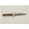 Image 2 : Clipped point sheath knife with 4 ¾” blade marked Piggot & Co., Cambridge in good condition with sta