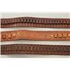 Image 2 : 3 Western-style cartridge belts with harness buckles from frontier era all in good condition showing