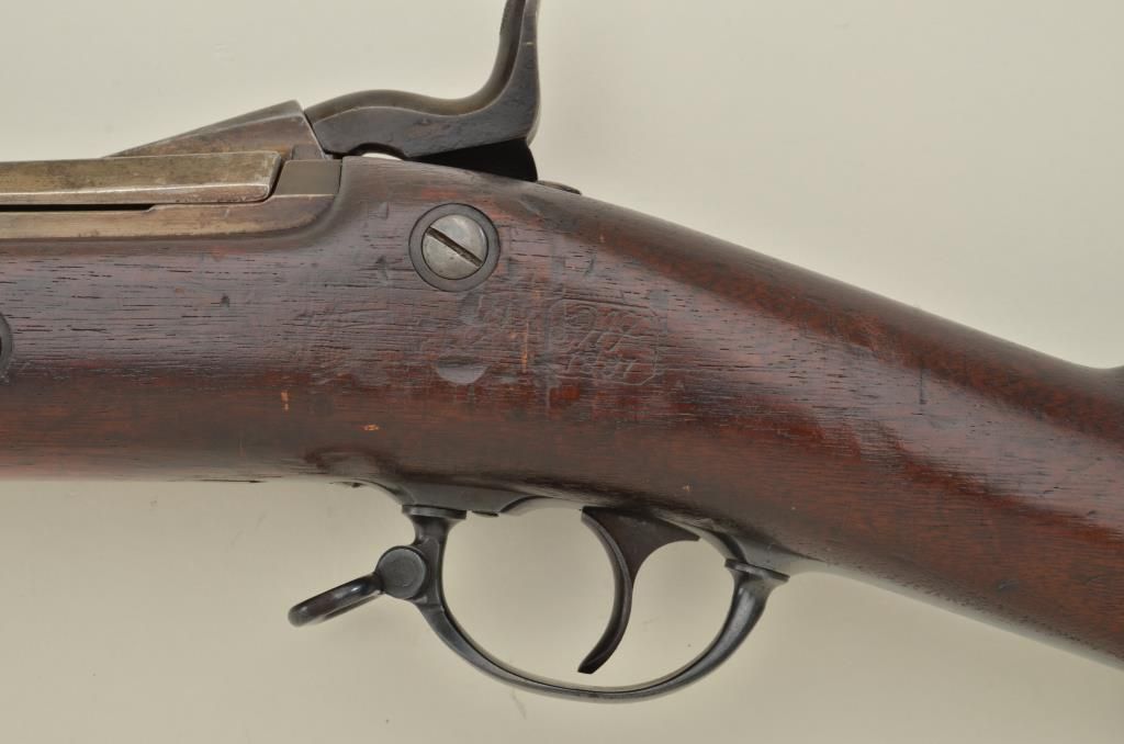 Springfield Model 1880 rifle with rare triangular bayonet in .45-70 ...
