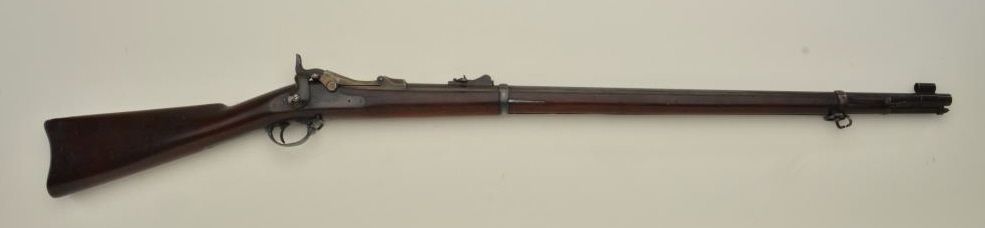Model 1880 Rifle Springfield Model 1880 rifle with rare triangular bayonet in .45-70 ...