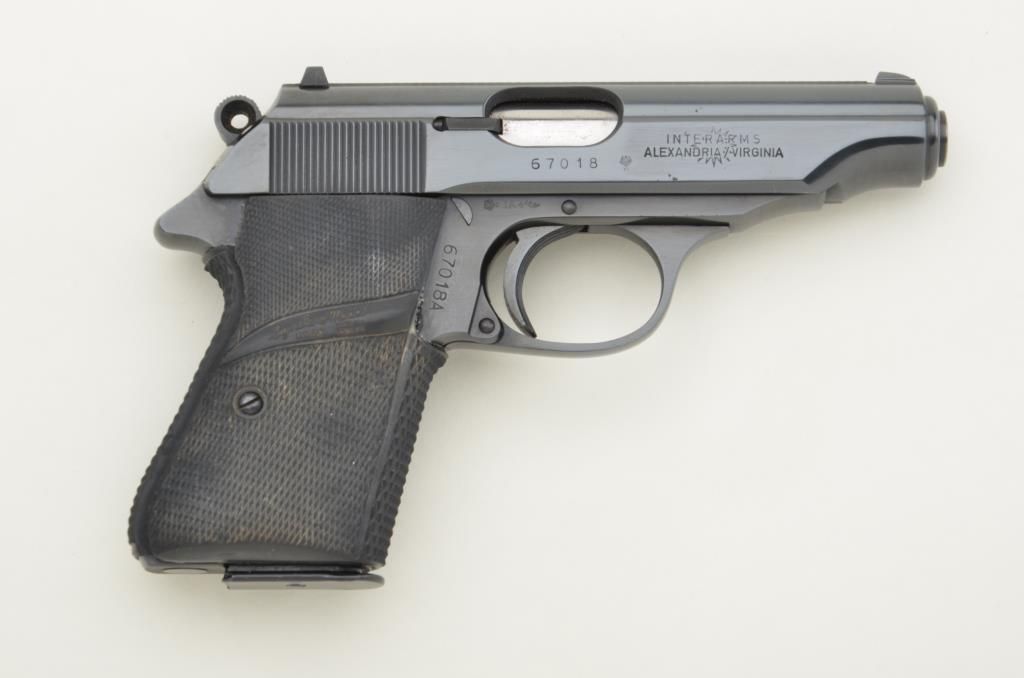 Walther PP semiauto pistol, 9mm Kurz (.380),3 1/2" barrel, blued