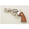 Image 4 : Colt Python double action revolver in .357 Magnum caliber with 4” barrel and factory nickel finish, 