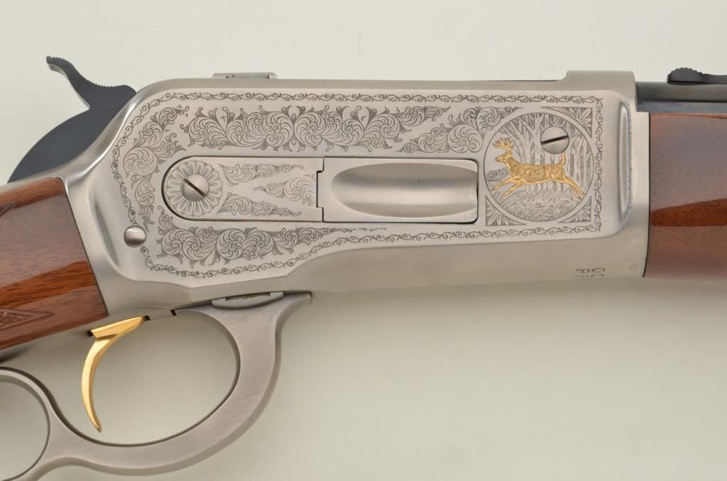 Browning Model 71, .348 caliber high-grade lever action rifle remaining ...