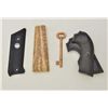 Image 2 : Misc. lot of collectibles including a harpoon tip, a Weaver scope with good optics, an old buffalo h