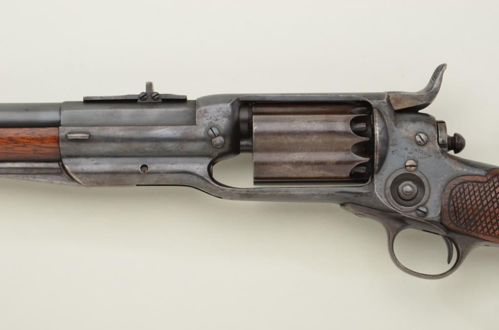 Colt Model 1855 Root percussion revolving rifle, .56 cal., 31” round ...