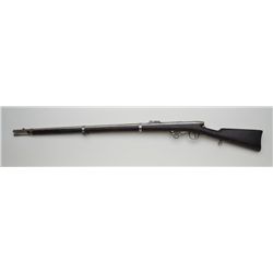 Green’s patent “oval bore” under hammer percussion rifle, .53 cal., 35” barrel, bright finish, full 