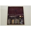 Image 2 : Dentist tools and picks in wooden box with some marked older pieces. Gale and Kim Kennedy Collection