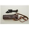 Image 3 : Rare Warner-Swasey pre-WW I scope with leather military carry case and strap; scope is in overall go