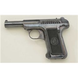 Savage Model 1905, .32 caliber semi-automatic pistol in near fine condition retaining most of its or