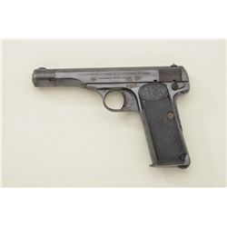 Browning Model 1922, .32 ACP caliber semi-automatic pistol, serial number 34247. The pistol shows 50