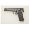 Image 2 : Browning Model 1922, .32 ACP caliber semi-automatic pistol, serial number 34247. The pistol shows 50