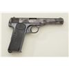 Image 3 : Browning Model 1922, .32 ACP caliber semi-automatic pistol, serial number 34247. The pistol shows 50