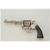 Image 4 : Colt Police Positive .32-20 caliber double action revolver, nickel plated with 5” barrel, serial num
