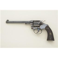 Colt Police Positive in .32 police caliber with 6” barrel blue finish, hard rubber grips, early prod