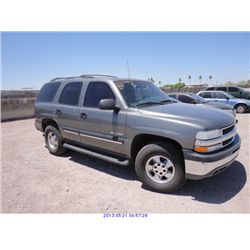 2001 - CHEVROLET TAHOE