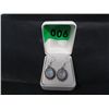 Image 1 : 925 sterling silver custom made earrings.