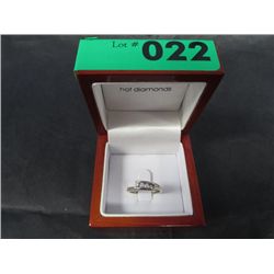 10kt gold 5 stone diamond ring