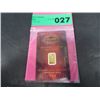 Image 1 : 999 solid gold certified & numbered bullion bar