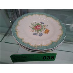 Four Royal Daulton plates 6.5" diameter