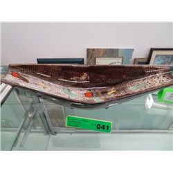 German art pottery dish