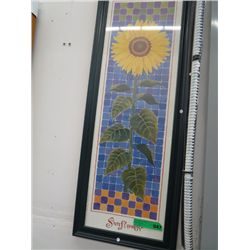 1995 Sunflower picture 12" x 39"