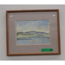Framed water colour