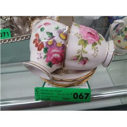 Three sets of Royal Albert cups & saucers