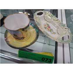 China dish & made in Germany cup and saucer