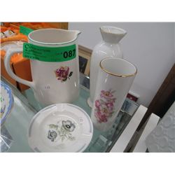 Four pieces of china