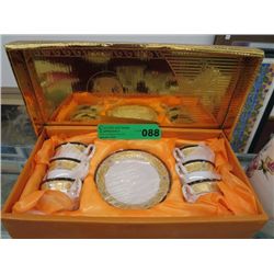 Demitasse set in box