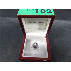 Oval-Cut Mystic Topaz Ring
