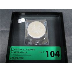 Uncirculated 2013 Canadian Maple Leaf $5.00 Silver
