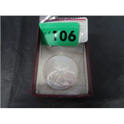 2004 Walking Lady Liberty Silver $1.00 coin