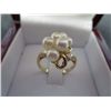 Image 2 : Pearl & Diamond Cluster Ring