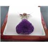 Image 2 : Custom Made Fire Opal & Purple Sliced Agate