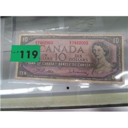 Canadian  ten dollar bill