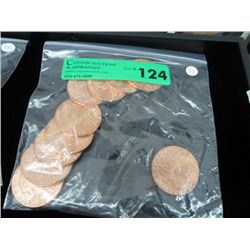 10x one ounce 999 copper bullion Indian head coins