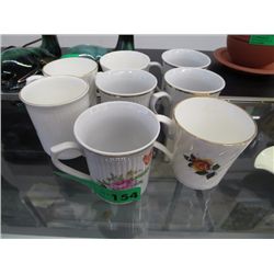 Bone china coffee mugs