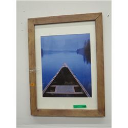 Framed lake picture 23" x 31"