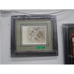 Samantha - Great Horned Owl - Bateman - Framed