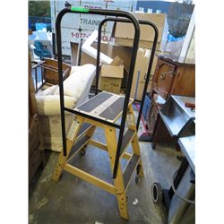 Rolling step ladder