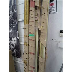 9 x 9 1/2 foot long - wide picture frame molding